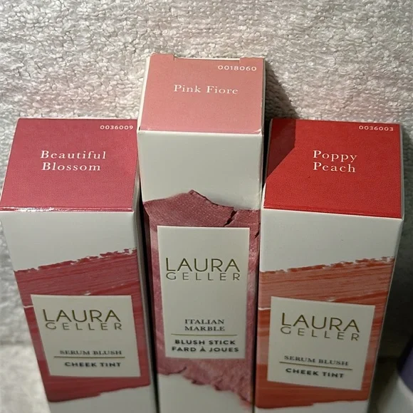 NWT BUNDLE Laura Geller Serum Blush Cheek Tint and Italian Marble Blush Stick - Picture 4 of 4